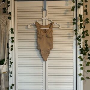 SKIMS Beige shapewear thong Bodysuit